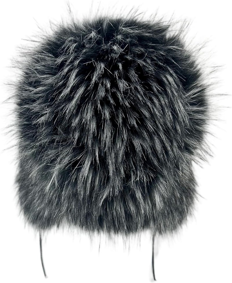 YFJNV Y2K Faux Fur Russian Hat, Soft, Warm Winter Trapper Hat with Earmuffs for Men and Women - Image 3